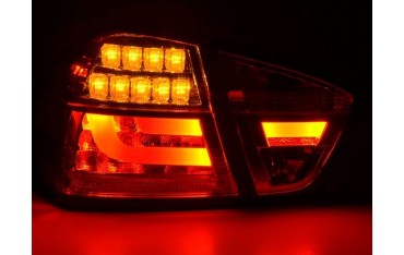 LED taillights set BMW 3 series E90 Limo 05 08 red clear