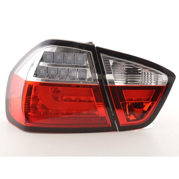 LED taillights set BMW 3 series E90 Limo 05 08 red clear