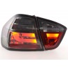 LED taillights set BMW 3 series E90 Limo 05 08 black