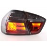 LED taillights set BMW 3 series E90 Limo 05 08 black