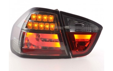 LED taillights set BMW 3 series E90 Limo 05 08 black