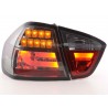 LED taillights set BMW 3 series E90 Limo 05 08 black