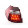 LED taillights set BMW 1 series E87 E81 3 5 door 04 06 clear red