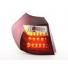 LED taillights set BMW 1 series E87 E81 3 5 door 04 06 clear red