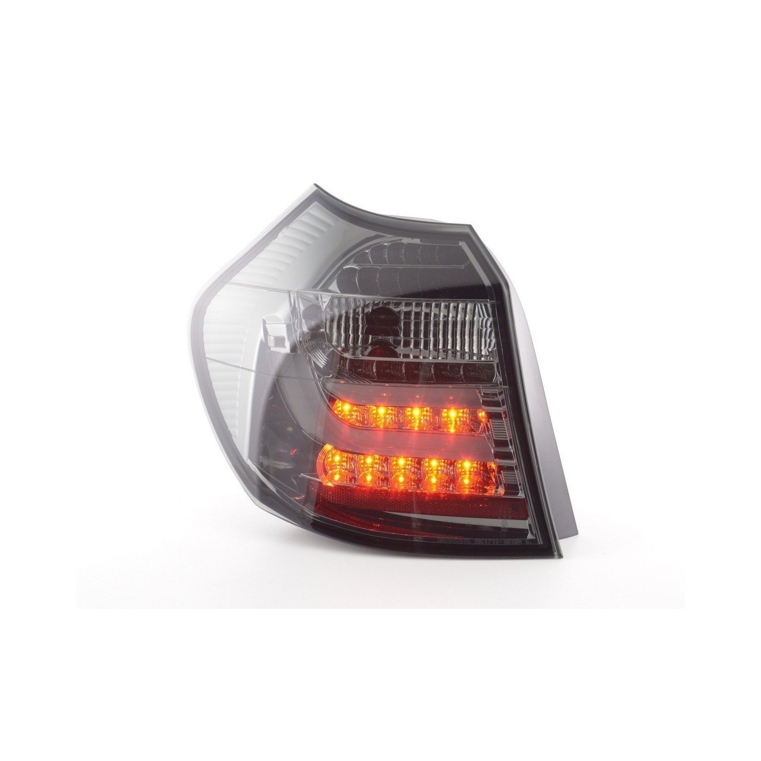 LED taillights set BMW 1 series E87 E81 3 5 door 04 06 black
