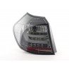 LED taillights set BMW 1 series E87 E81 3 5 door 04 06 black