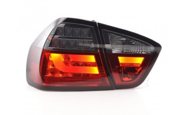 LED taillights set BMW 3 series E90 Limo 05 08 red black