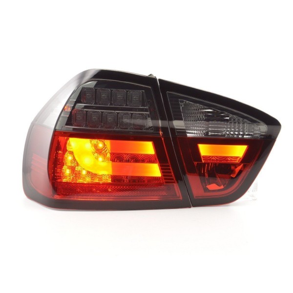 LED taillights set BMW 3 series E90 Limo 05 08 red black