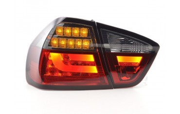 LED taillights set BMW 3 series E90 Limo 05 08 red black
