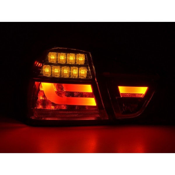 LED taillights set BMW 3 series E90 Limo 05 08 red black