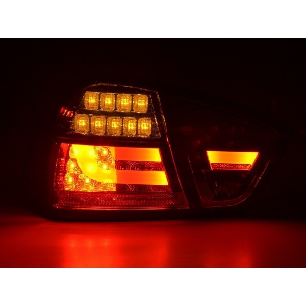 LED taillights set BMW 3 series E90 Limo 05 08 red black