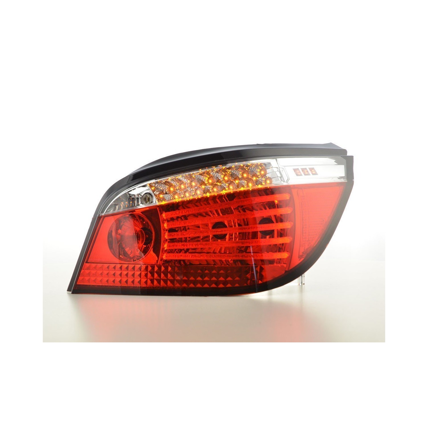 LED taillights set BMW 5 series E60 sedan 08 09 red clear