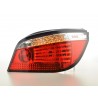 LED taillights set BMW 5 series E60 sedan 08 09 red clear