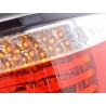 LED taillights set BMW 5 series E60 sedan 08 09 red clear