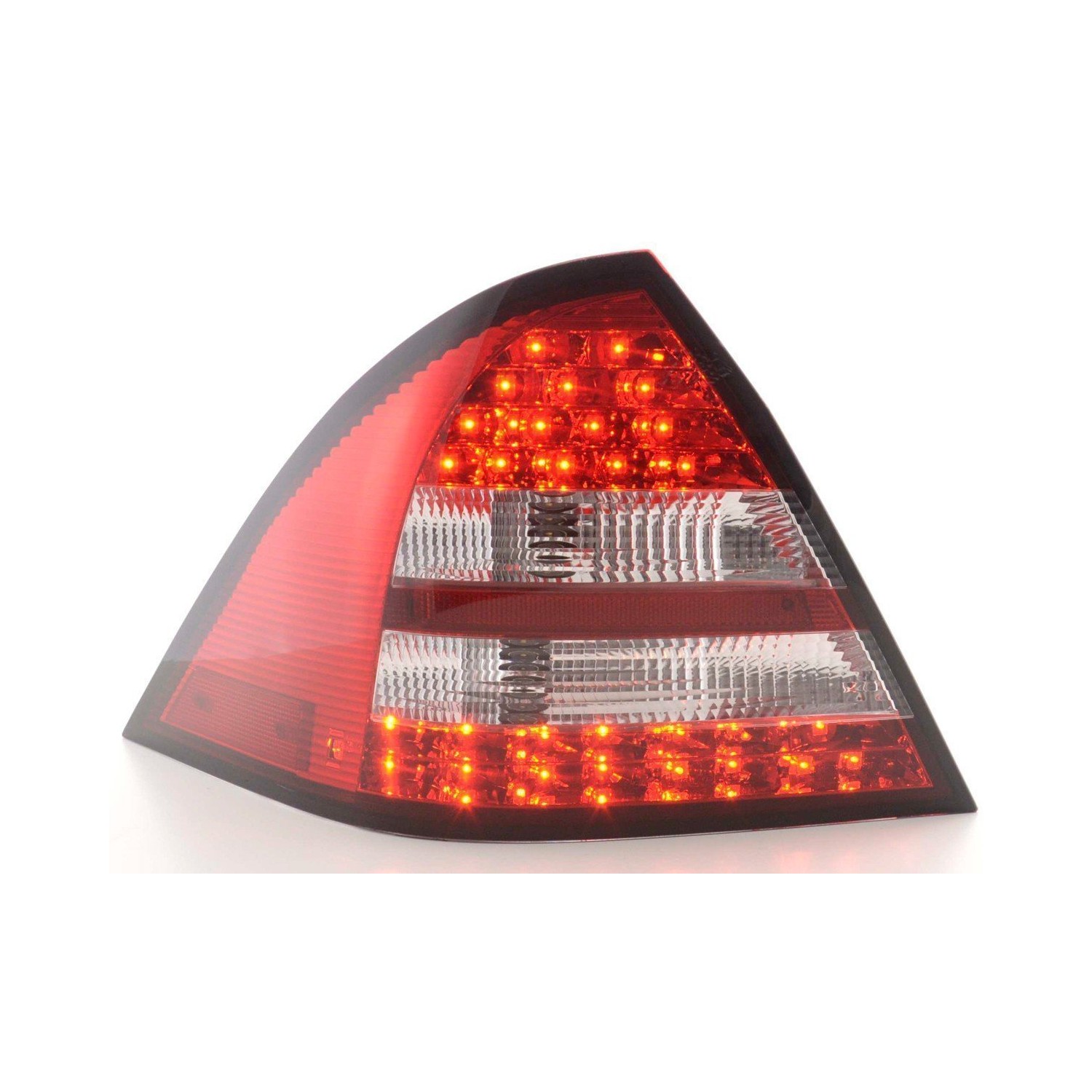 LED taillights set Mercedes C Class W203 Limo 01 04 red clear