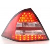 LED taillights set Mercedes C Class W203 Limo 01 04 red clear