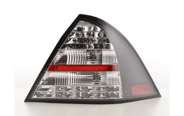 LED taillights set Mercedes C Class W203 Limo 05 07 black
