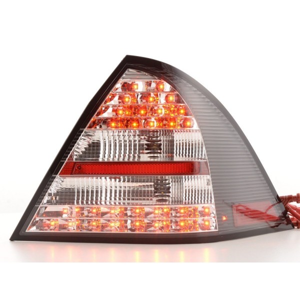 LED taillights set Mercedes C Class W203 Limo 05 07 black