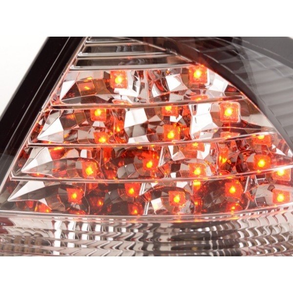 LED taillights set Mercedes C Class W203 Limo 05 07 black