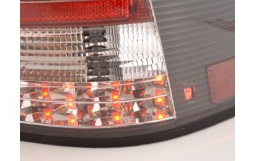 LED taillights set Mercedes C Class W203 Limo 05 07 black