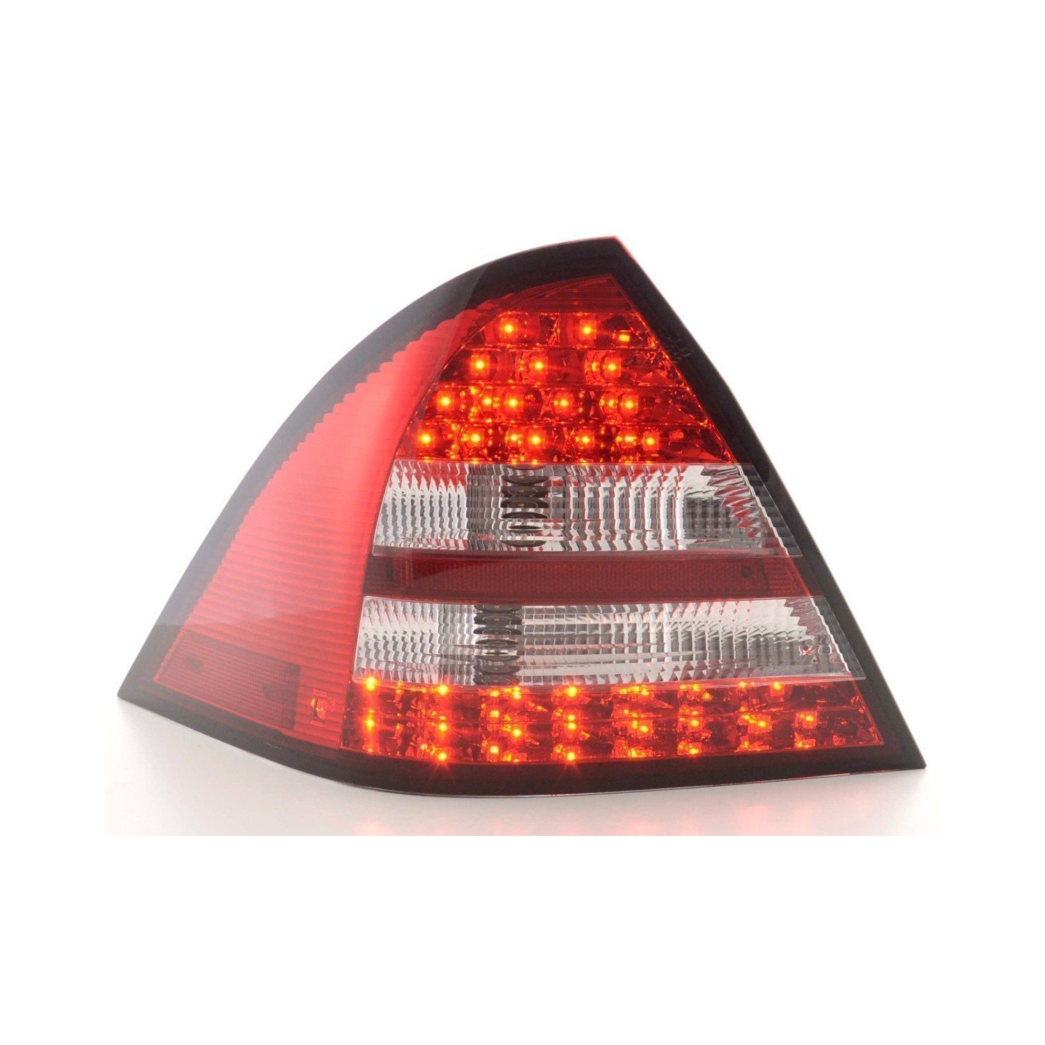 LED taillights set Mercedes C Class W203 Limo 05 07 red clear