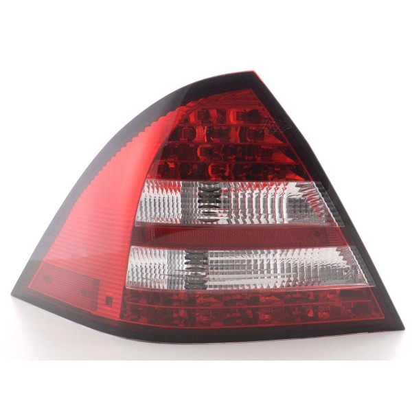 LED taillights set Mercedes C Class W203 Limo 05 07 red clear