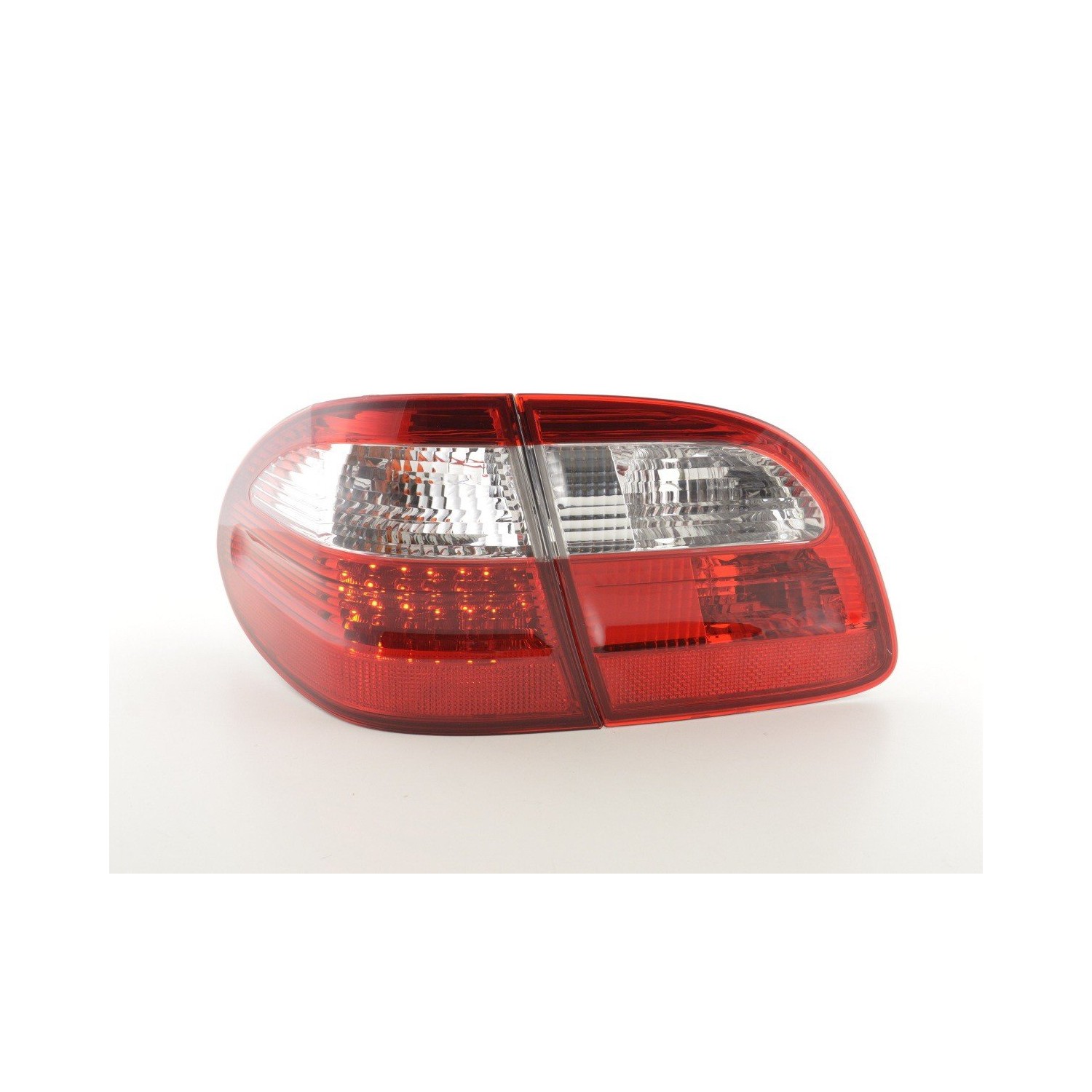 LED taillights set Mercedes E Class Kombi 210 99 03 red clear