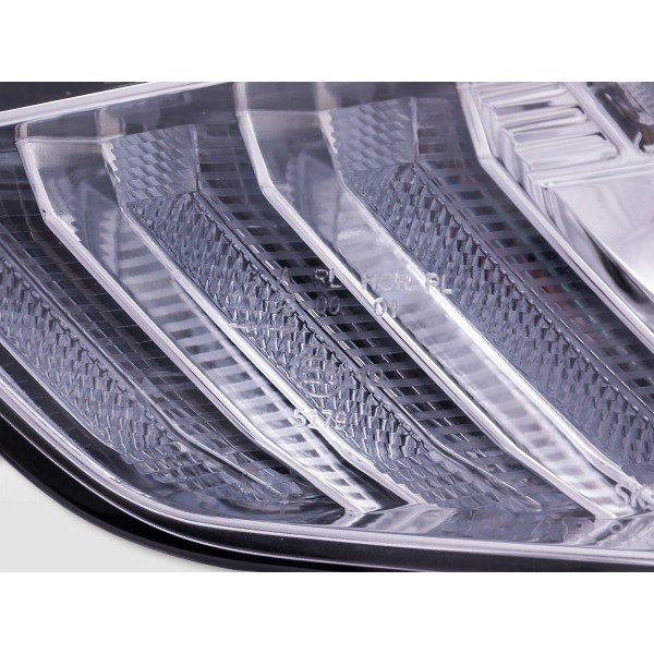 Daylight headlights with LED daytime running lights Ford Focus C346 2015 2018 chrome