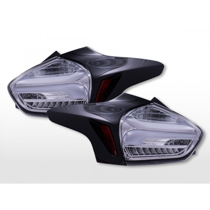 LED taillights Ford Focus C346 2015 2018 chrome