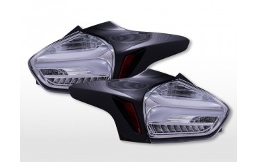 LED taillights Ford Focus C346 2015 2018 chrome