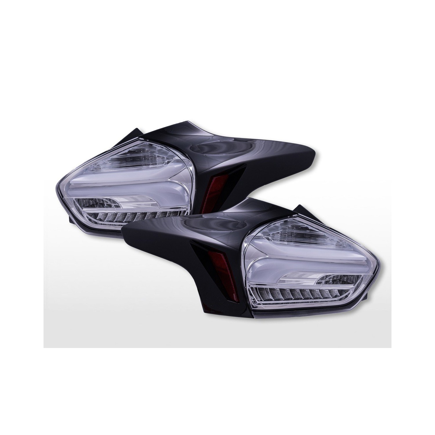 LED taillights Ford Focus C346 2015 2018 chrome