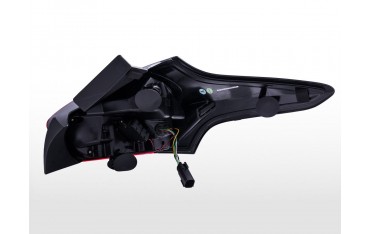 LED taillights Ford Focus C346 2015 2018 red clear