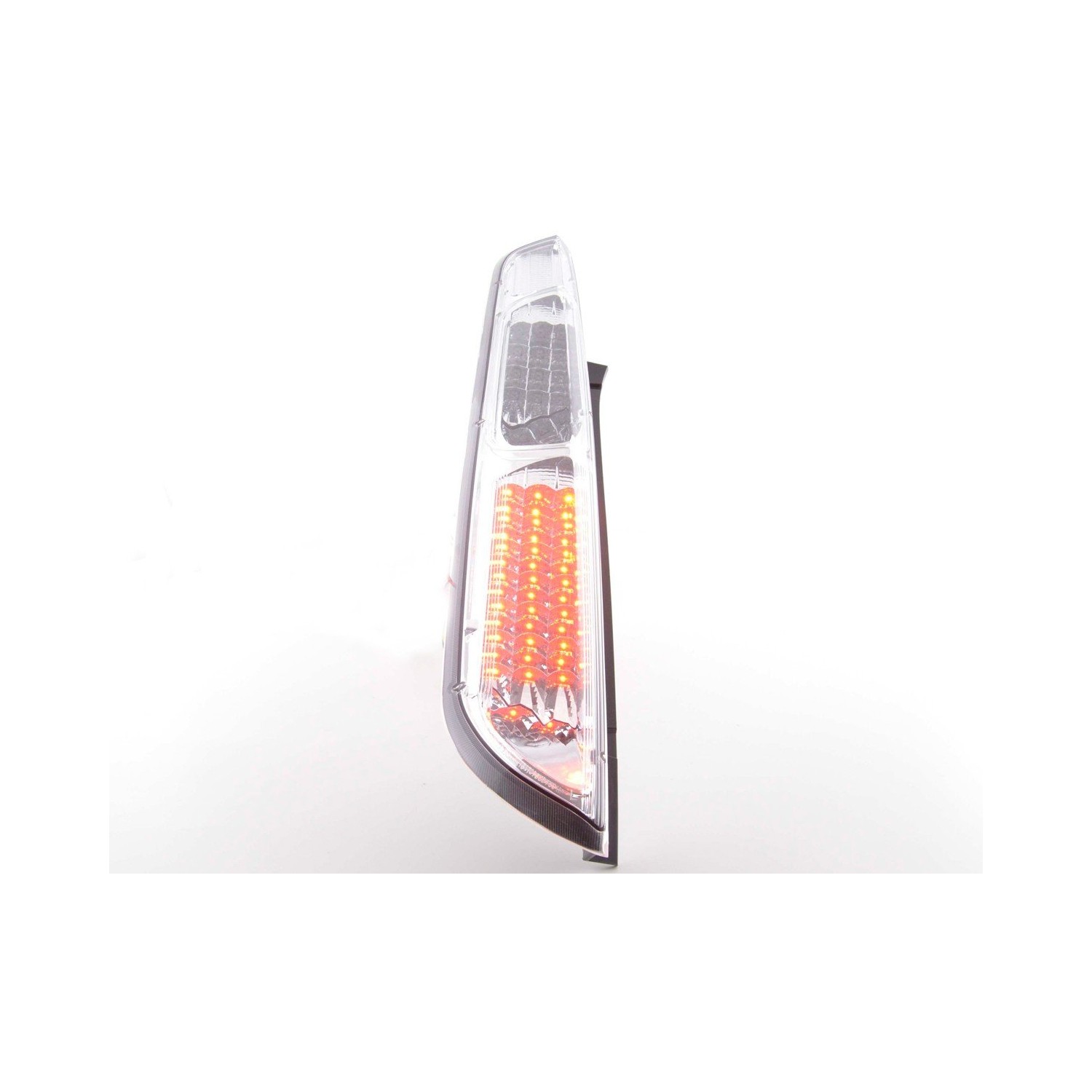 LED taillights set Ford Focus 2 5 door 04 08 chrome