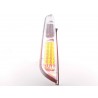 LED taillights set Ford Focus 2 5 door 04 08 chrome