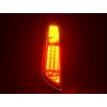 LED taillights set Ford Focus 2 5 door 04 08 chrome