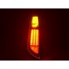 LED taillights set Ford Focus 2 5 door 04 08 black