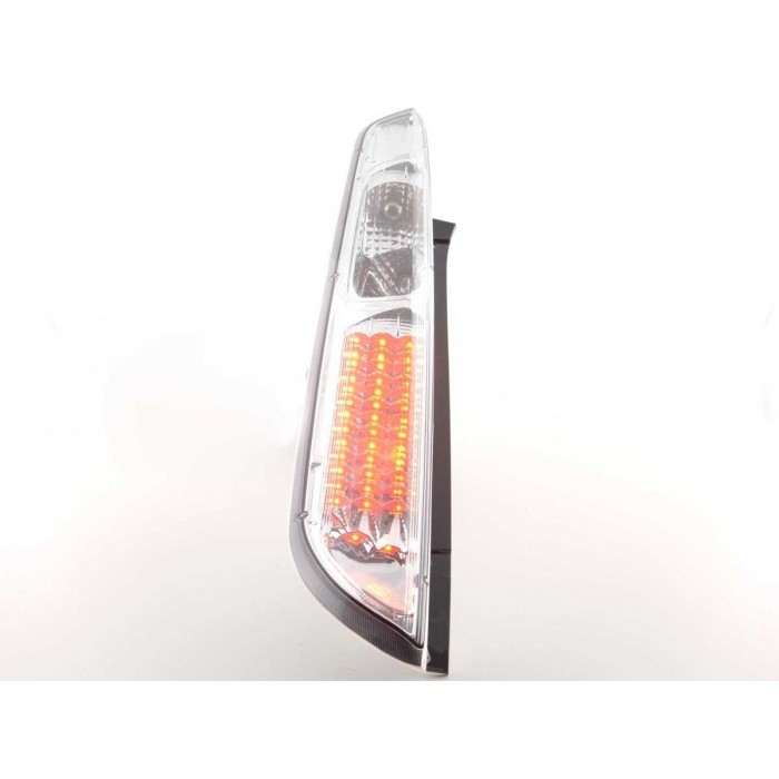 LED taillights set Ford Focus 2 5 door 08 10 chrome