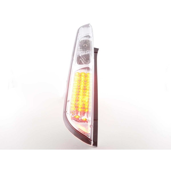 LED taillights set Ford Focus 2 5 door 08 10 chrome