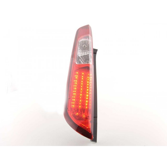 LED taillights set Ford Focus 2 5 door 08 10 red clear