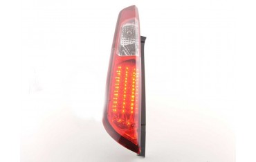 LED taillights set Ford Focus 2 5 door 08 10 red clear