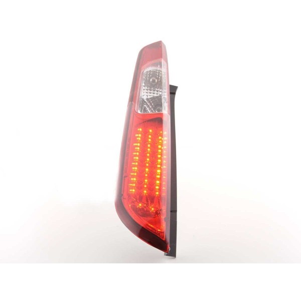 LED taillights set Ford Focus 2 5 door 08 10 red clear