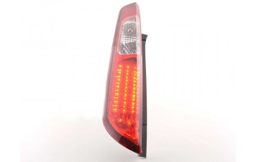 LED taillights set Ford Focus 2 5 door 08 10 red clear