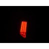 LED taillights set Ford Focus 2 5 door 08 10 red black