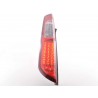 LED taillights set Ford Focus 2 5 door 08 10 red clear
