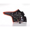 LED taillights set Ford Focus 3 hatchback 11 14 red clear