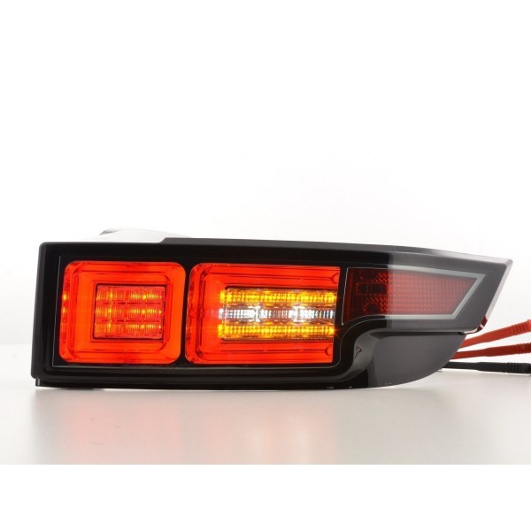 LED taillights set Land Rover Range Rover Evoque from 2011 black