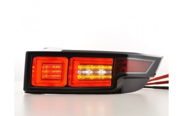 LED taillights set Land Rover Range Rover Evoque from 2011 black