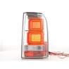 LED taillights set Land Rover Discovery 3 04 09 chrome