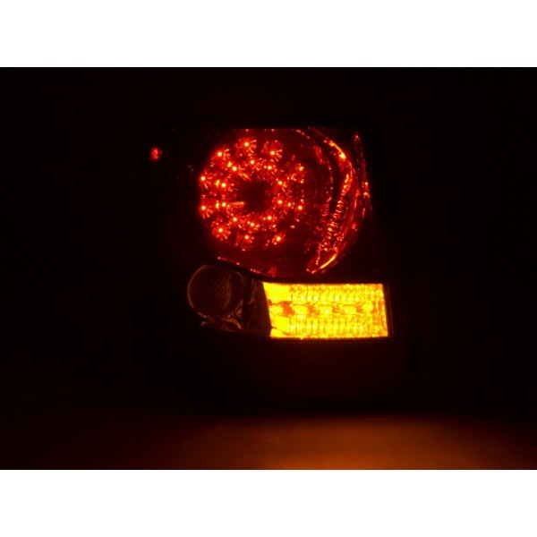 LED taillights set Land Rover Range Rover Sport 06 10 red black