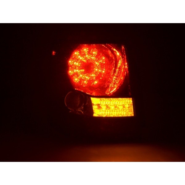 LED taillights set Land Rover Range Rover Sport 06 10 red black